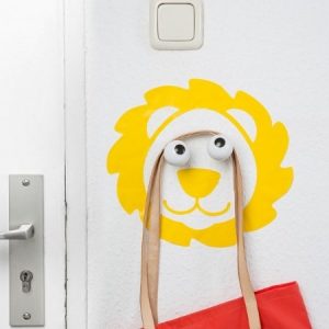 cuier perete tatuaj leo